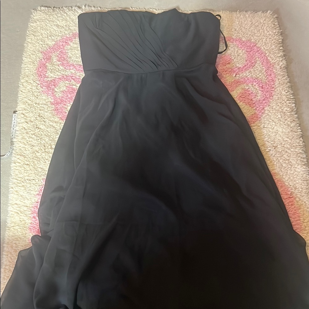 Elegant Black Strapless Dress size 4 by Hailey Adrianna Papell